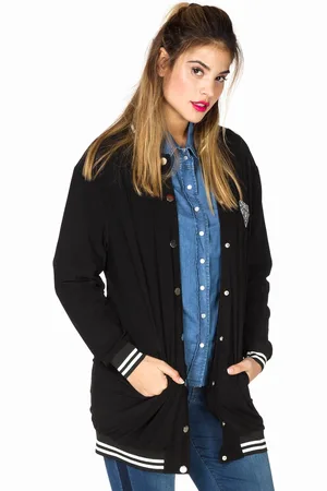 Yoek Jacket baseball | Zwart | Maat 38