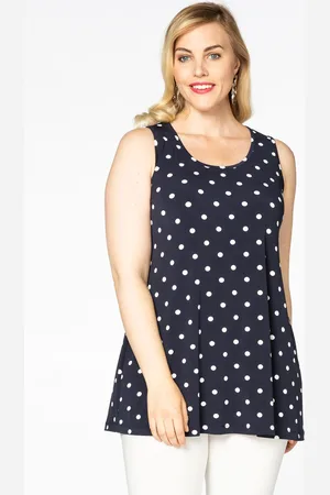 Yoek Singlet flare DOTS | Blauw | Maat 38/40