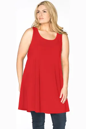 Yoek Singlet wide bottom | Rood | Maat 38/40