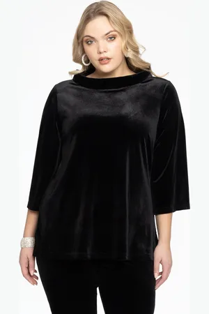 Yoek Shirt A-lijn | Zwart | Maat 38/40