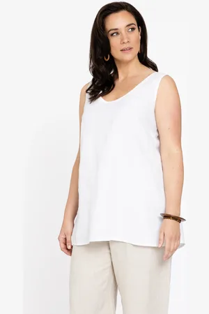 Yoek Singlet flare | Wit | Maat 38/40