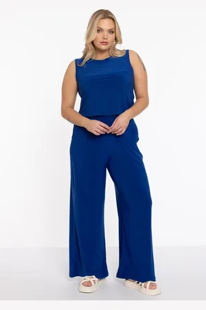 Yoek Extra wijde broek | Indigo | Maat 38/40