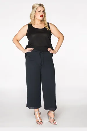 Yoek Broek taillekoord | Blauw | Maat 38/40