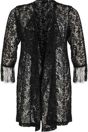 Yoek Cardi-jacket | Zwart | Maat S