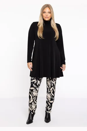 Yoek Slim-fit Pantalon NORALY | Zwart | Maat 38/40
