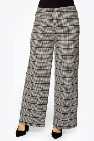 Yoek Trousers PRINCE DE GALLES | Bruin | Maat 38/40