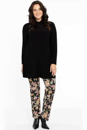 Yoek Tregging PAISLEY | Zwart | Maat 38/40