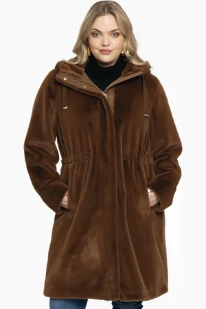 Yoek Parka fur | Bruin | Maat 42