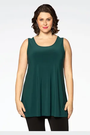 Yoek Singlet flare | Groen | Maat 38/40
