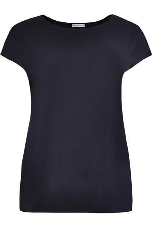 Yoek T-shirt kapmouwen | Blauw | Maat 38/40