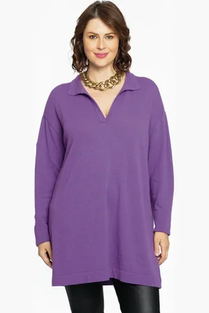 Yoek Polo trui | Paars | Maat 38/40