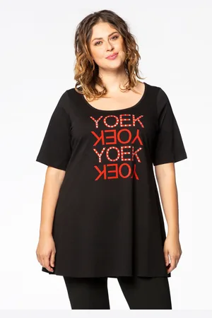 Yoek Tuniek flare | Zwart | Maat 38/40