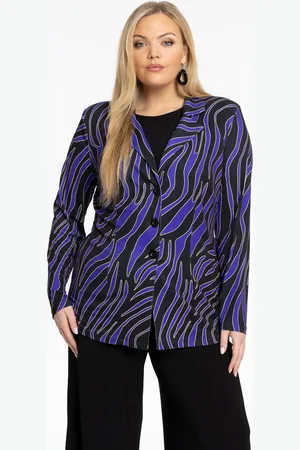 Yoek Korte blazer LINA | Zwart | Maat 38/40