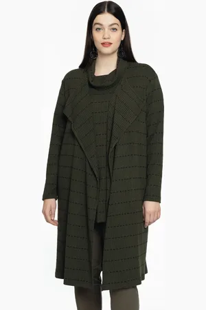 Yoek Cardigan TRICOT | Groen | Maat 38/40