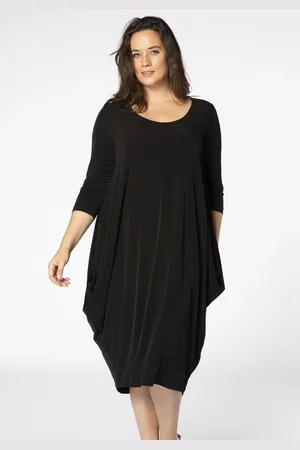 Yoek Jurk ballon | Zwart | Maat 38/40