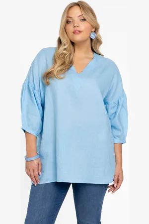 Yoek Tuniek v-hals | Licht Blauw | Maat 38/40