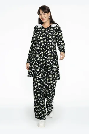 Yoek Pantalon ALBA | Zwart | Maat 38/40
