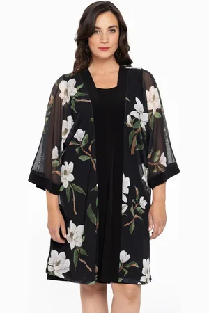 Yoek Kimono CAMELLIA | Zwart | Maat 38/40
