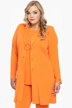 Yoek Blazer long | Oranje | Maat 38/40