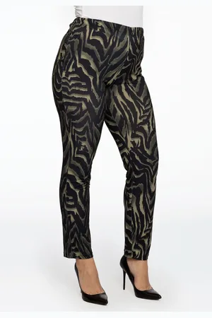 Yoek Pencil trousers KAMEO | Groen | Maat 38/40