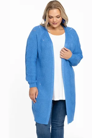 Yoek Kabelvest KNIT | Licht Blauw | Maat 38/40