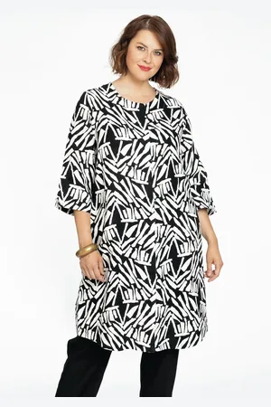 Yoek Blouse-jas NAIROBI | Zwart | Maat 38/40