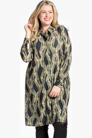 Yoek Lange blouse LIANNE | Multi | Maat 38/40