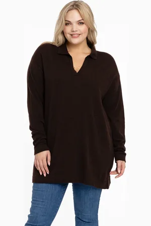 Yoek Polo trui | Bruin | Maat 38/40