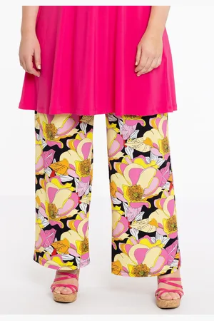 Yoek Broek wide leg | Zwart | Maat 38/40