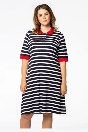 Yoek Jurk polo | Blauw | Maat 38/40