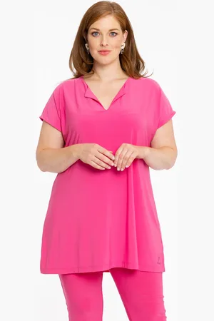 Yoek Shirt wide | Roze | Maat 38/40