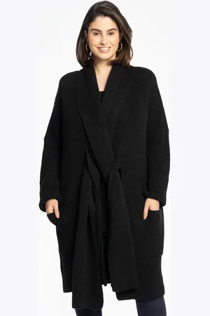 Yoek Vest met shawlkraag | Zwart | Maat 38/40