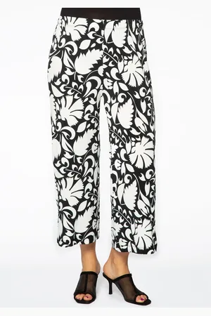 Yoek Broek PAISLEY FLOWER | Wit | Maat 38/40