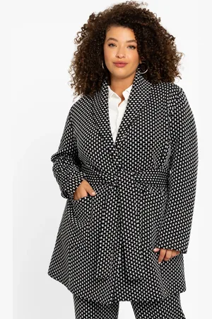 Yoek Jasje JACQUARD KNIT | Zwart | Maat 42/44