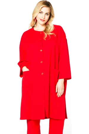 Yoek Blouse-jasje VENICE | Rood | Maat 38/40