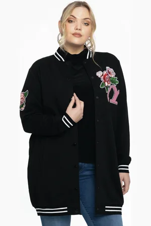 Yoek Baseball jack | Zwart | Maat 38/40