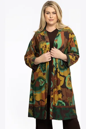 Yoek Lang vest MAUDE | Groen | Maat 38/40