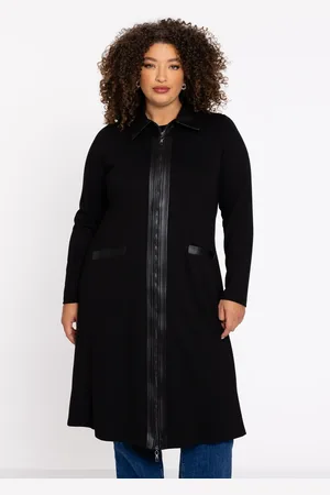 Yoek Lang vest VERO | Zwart | Maat 42/44