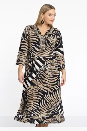 Yoek Jurk mouw | Beige | Maat 38/40
