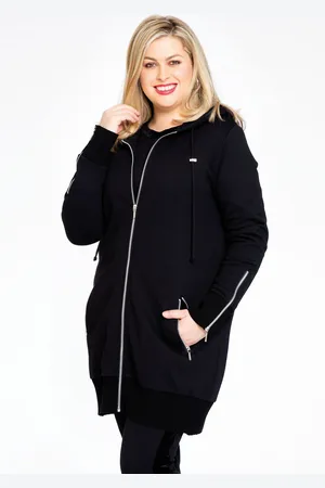 Yoek Vest met capuchon Laissez Faire | Zwart | Maat 38/40