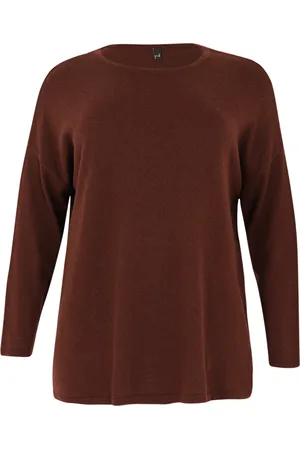 Yoek Trui vierkant cashmere | Bruin | Maat 38/40