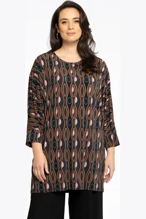 Yoek Tuniek vleermuismouw | Zwart | Maat 38/40