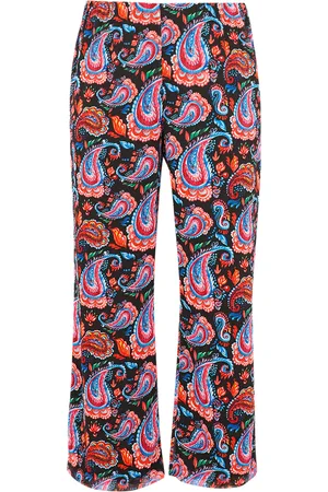 Yoek Broek PAISLEY | Zwart | Maat 38/40