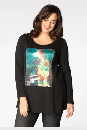 Yoek Tuniek Eve flare | Zwart | Maat 38/40