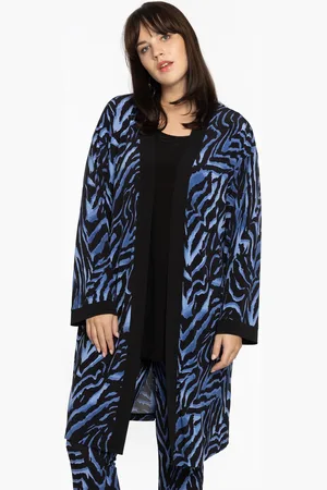 Yoek Cardigan KAMEO | Blauw | Maat 38/40