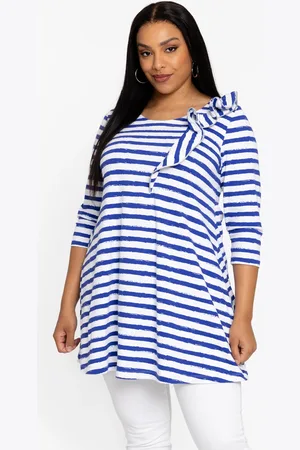 Yoek Tuniek wide bottom RIVIERA | Indigo | Maat 38/40