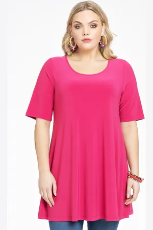 Yoek Tuniek wide bottom | Roze | Maat 38/40