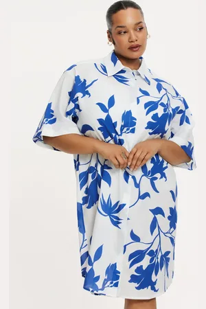 Yoek Blouse-jurk FIORELLINA | Indigo | Maat 38/40