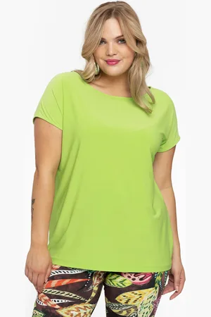 Yoek T-shirt kapmouwen | Groen | Maat 38/40