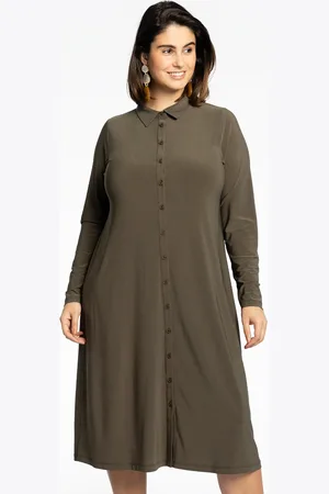 Yoek Blouse midi | Licht Groen | Maat 38/40